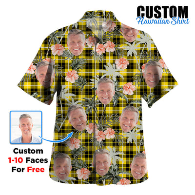 Clan Barclay Dress Modern Tartan Custom Face Hawaiian Shirt – Unisex Gift for Family Members, Summer Party