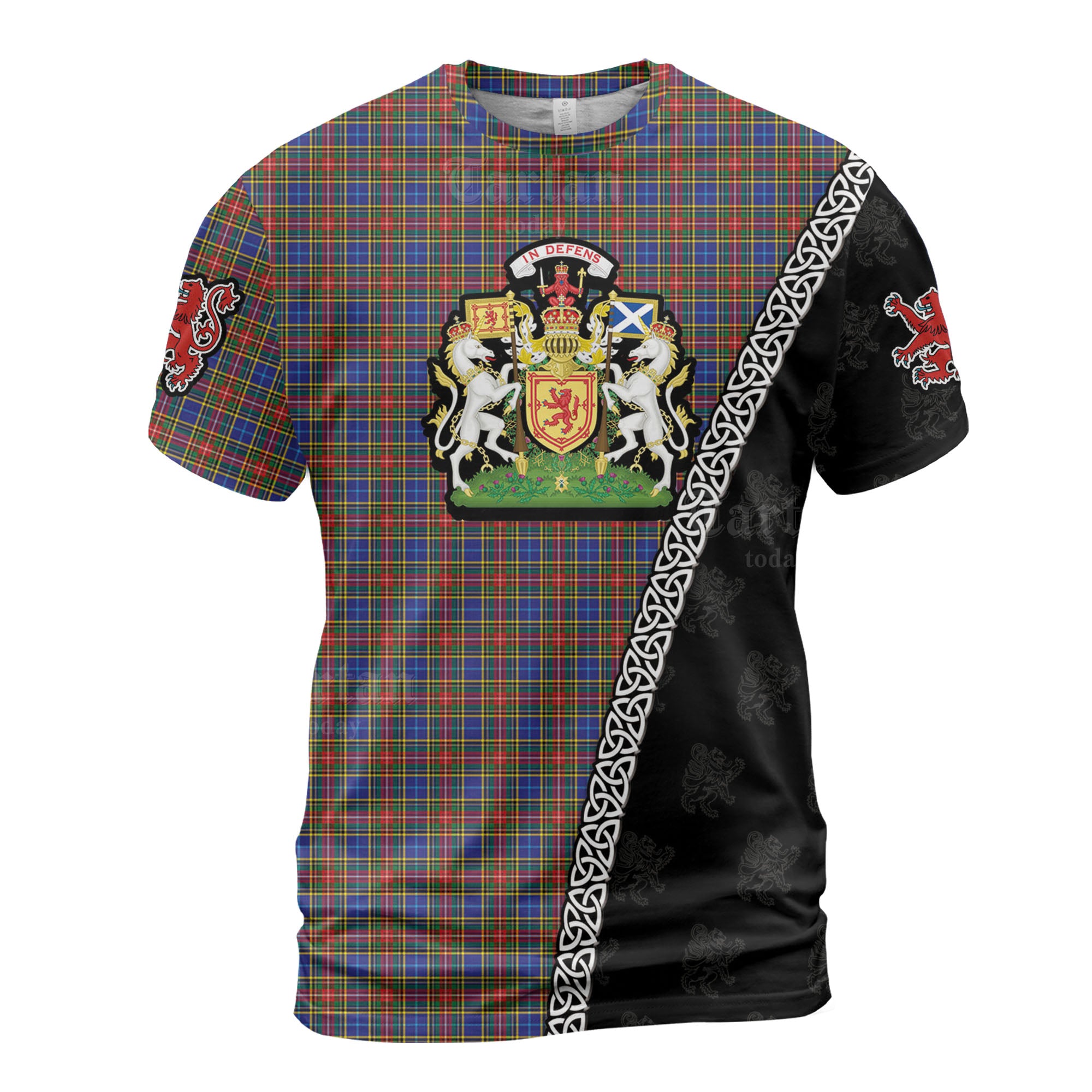 Personalized Clan Bethune Tartan Shirt with Scotland Coat of Arms & Custom Name BH53