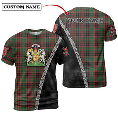 Buchan Modern Tartan Shirt with Scotland Coat of Arms & Custom Name FJ53