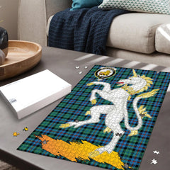 Clan Campbell of Cawdor Ancient Tartan Crest Unicorn Scotland Jigsaw Puzzles Gift For Family NR93 Clan Campbell of Cawdor Tartan Today   