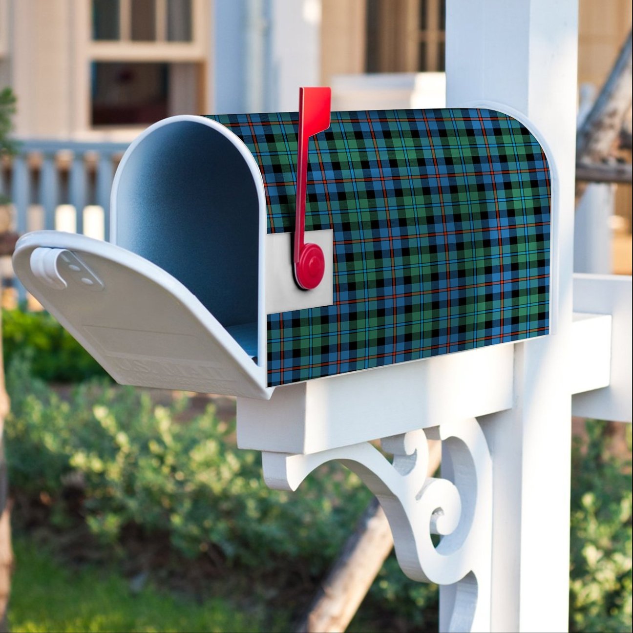 Clan Campbell Of Cawdor Ancient Tartan Crest Mailbox OF85 Clan Campbell of Cawdor Tartan Today   