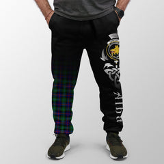 Clan Campbell Of Cawdor Modern Tartan Crest Jogger Sweatpants  Alba Celtic Style RC64 Clan Campbell of Cawdor Tartan Today   
