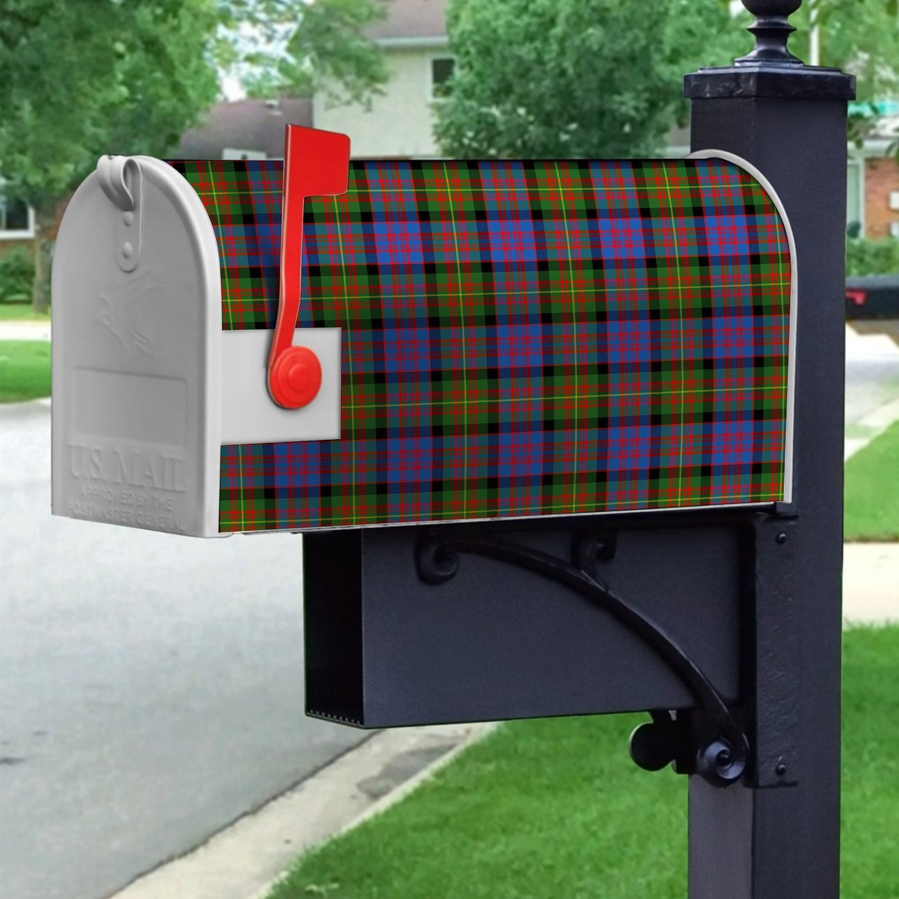 Clan Carnegie Ancient Tartan Crest Mailbox UM86 Clan Carnegie Tartan Today   