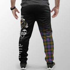 Clan Carnegie Ancient Tartan Crest Jogger Sweatpants  Alba Celtic Style MR51 Clan Carnegie Tartan Today   