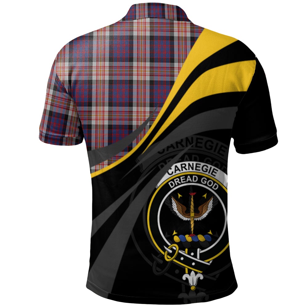 Clan Carnegie 01 Tartan Polo Shirt - Royal Coat Of Arms Style IU49 Carnegie 01 Tartan Tartan Polo   