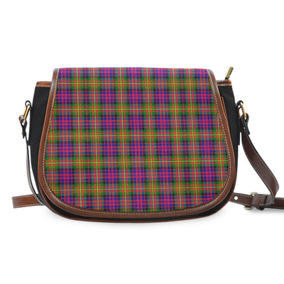 Clan Carnegie Modern Tartan Saddle Handbags YR96