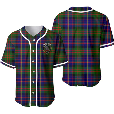 Clan Chalmers Tartan Unisex Baseball Jersey
