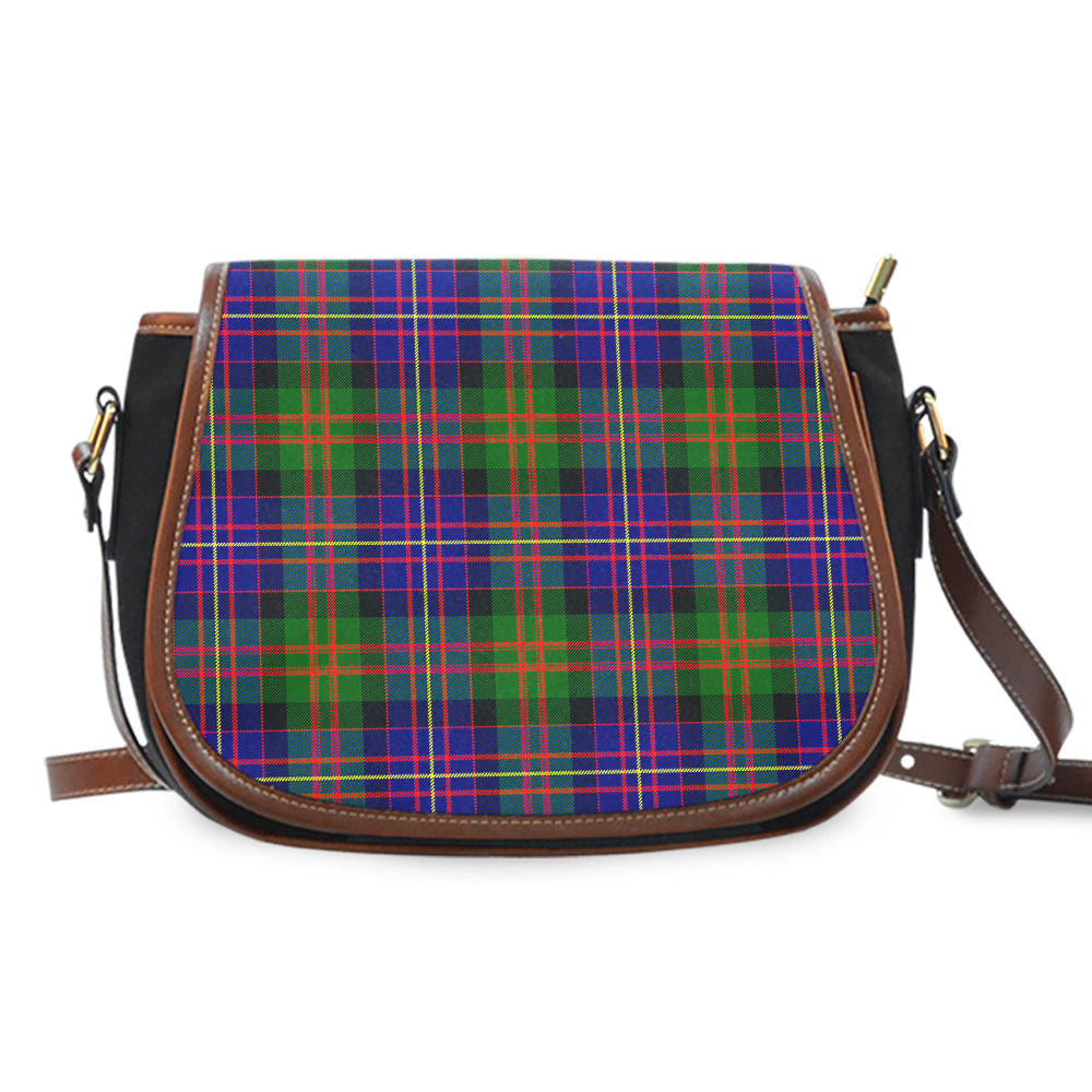 Clan Chalmers Modern Tartan Saddle Handbags FH83 Clan Chalmers Tartan Today   