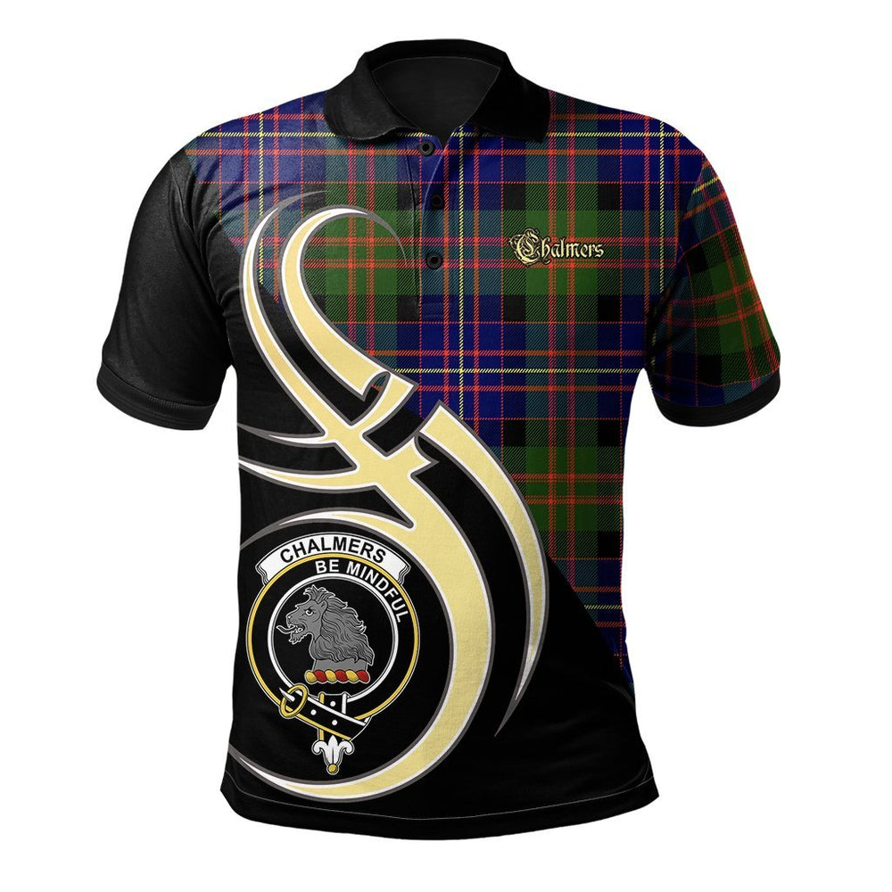 Clan Chalmers Modern Tartan Polo Shirt - Believe In Me Style AD49 Chalmers Modern Tartan Tartan Polo   