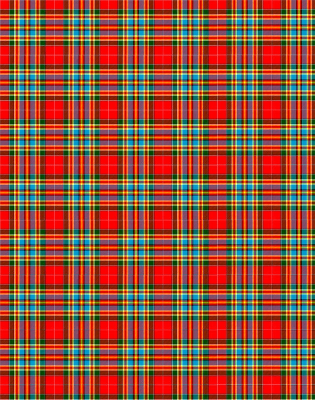 Chattan tartan swatch
