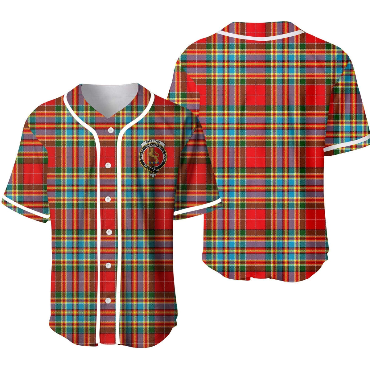 Clan Chattan Tartan Unisex Baseball Jersey MQ31WA57 Clan Chattan Tartan Today   