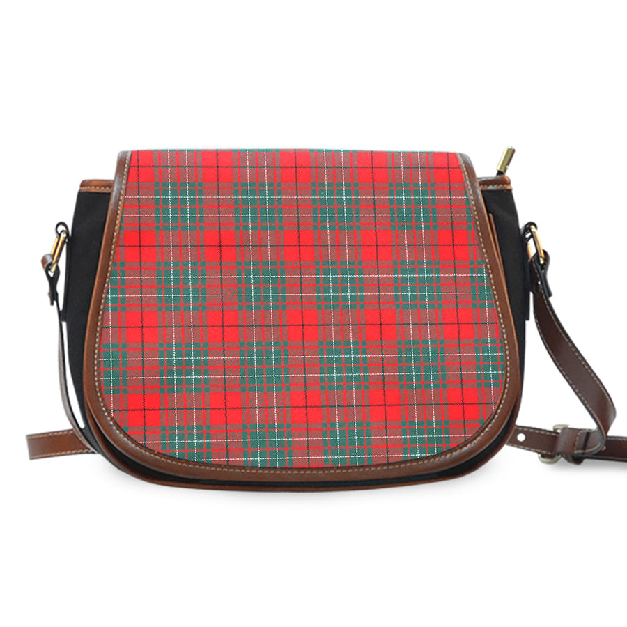 Clan Cheyne Tartan Saddle Handbags