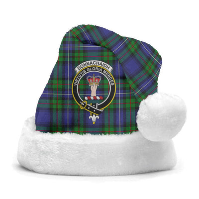 Clan Donnachaidh Tartan Crest Christmas Santa Hat