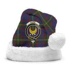 Clan Durie Tartan Crest Christmas Santa Hat LU39 Durie Tartan Tartan Santa Hat   