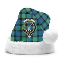 Clan Gunn Ancient Tartan Crest Christmas Santa Hat JD78 Gunn Ancient Tartan Tartan Santa Hat   