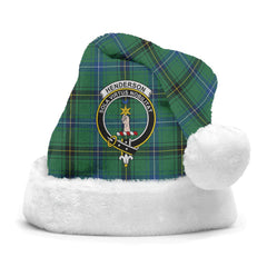 Clan Henderson Ancient Tartan Crest Christmas Santa Hat WO74 Henderson Ancient Tartan Tartan Santa Hat   