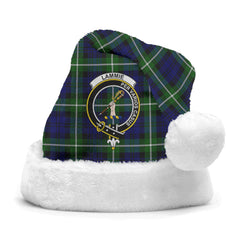 Clan Lammie Tartan Crest Christmas Santa Hat VX92 Lammie Tartan Tartan Santa Hat   