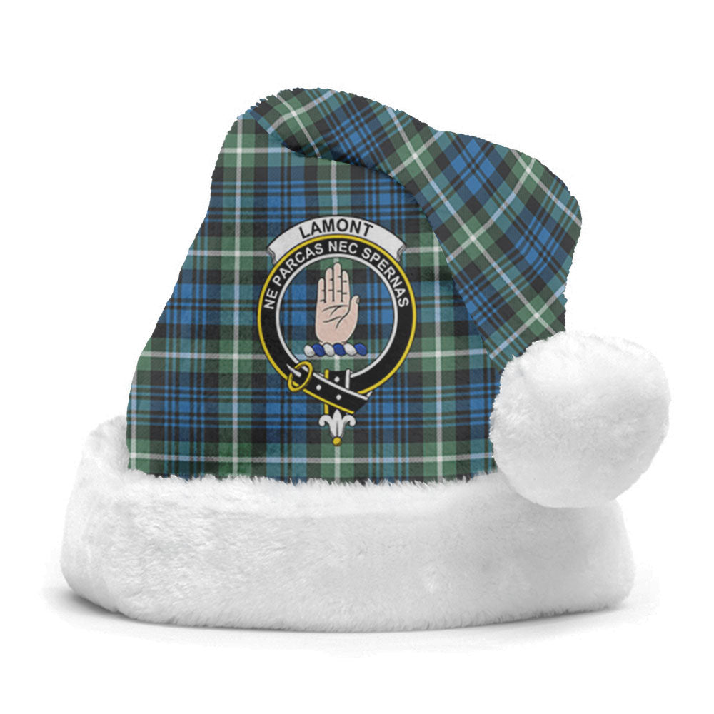 Clan Lamont Ancient Tartan Crest Christmas Santa Hat OI27 Lamont Ancient Tartan Tartan Santa Hat   