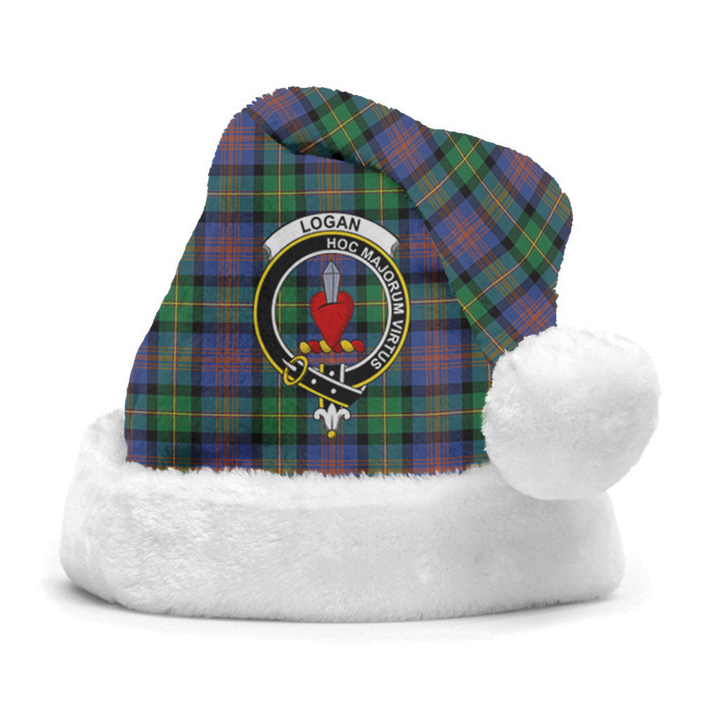 Clan Logan Ancient Tartan Crest Christmas Santa Hat EZ56 Logan Ancient Tartan Tartan Santa Hat   