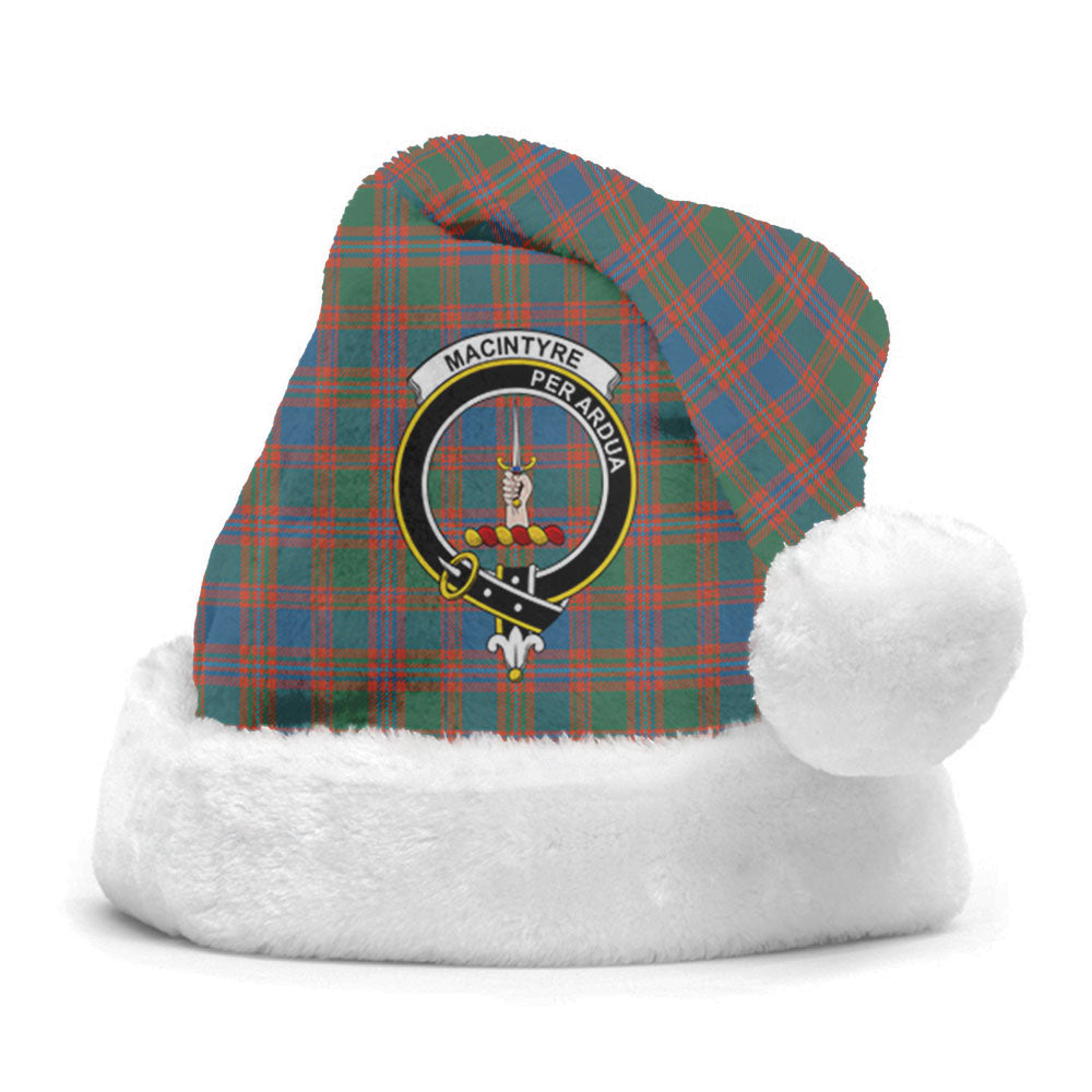 Macintire Clan MacIntyre Ancient Tartan Crest Christmas Santa Hat FM50 – Tartan Today