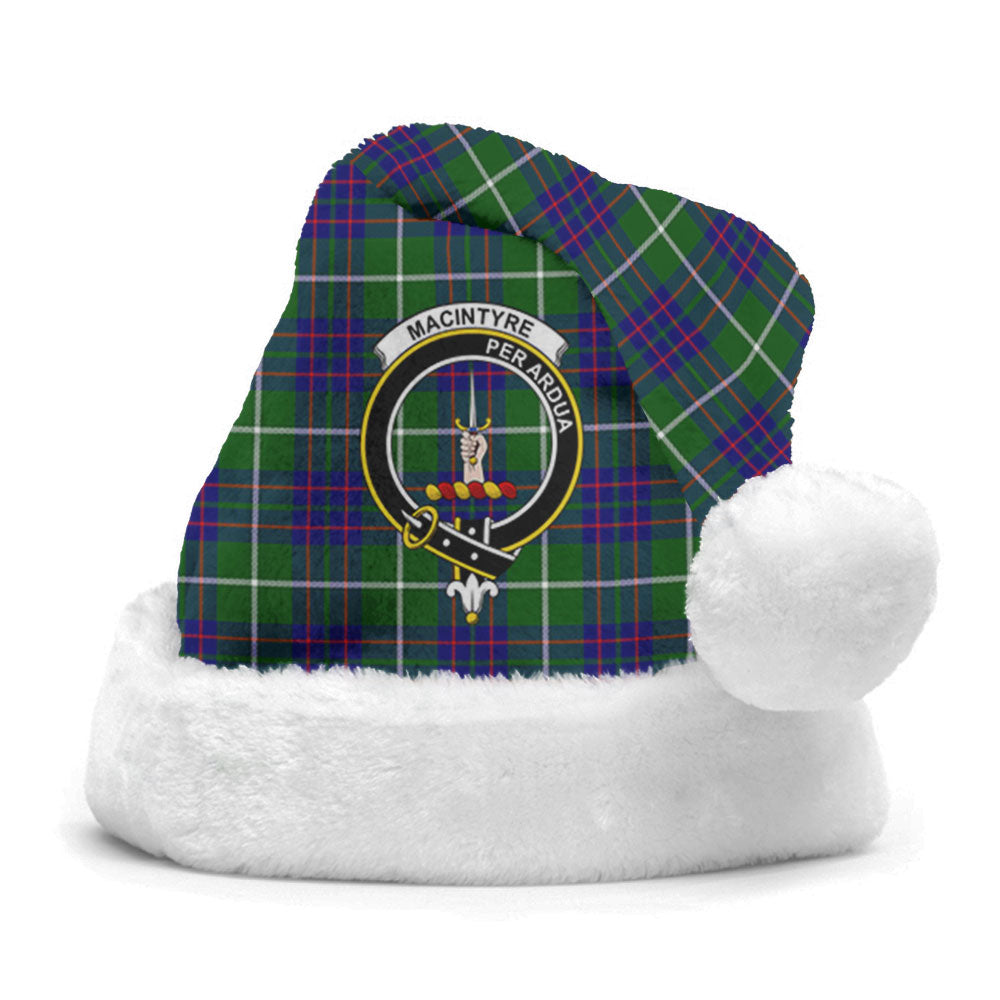 Clan MacIntyre Hunting Modern Tartan Crest Christmas Santa Hat IP90 MacIntyre Hunting Modern Tartan Tartan Santa Hat   
