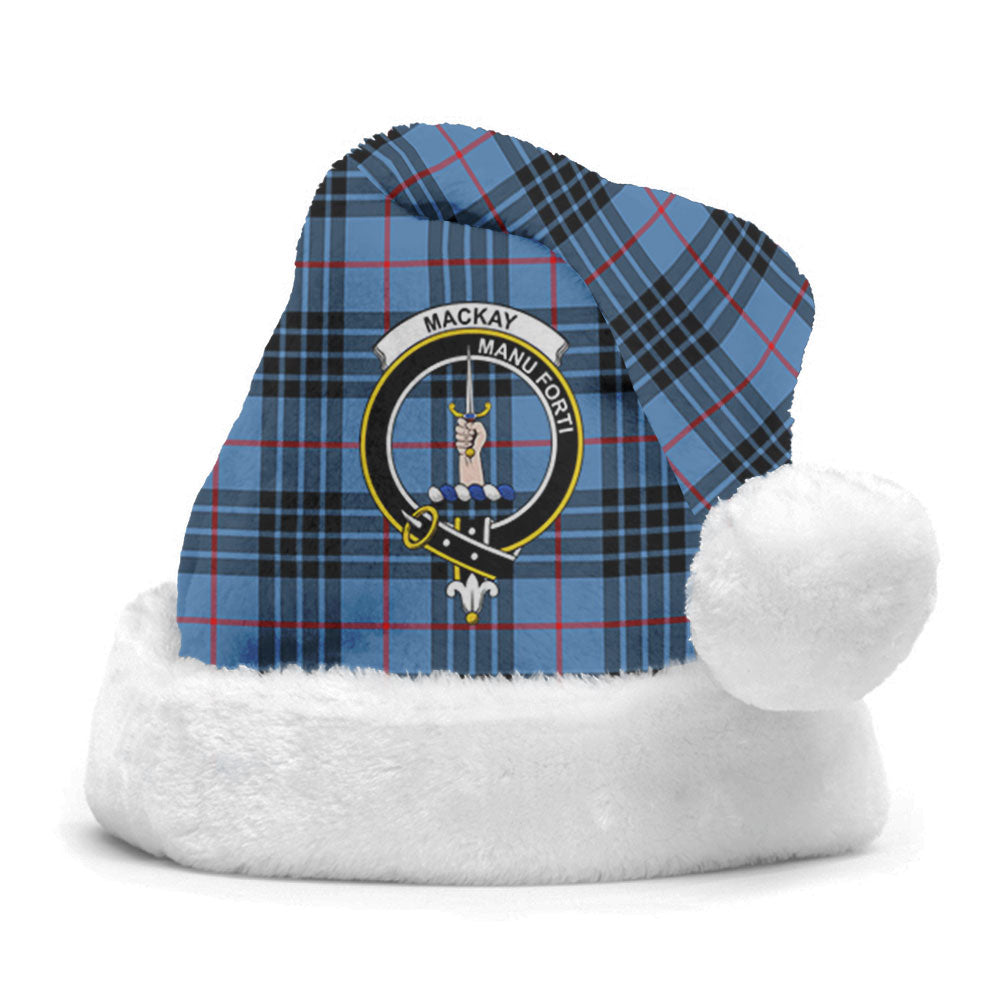 Clan MacKay Blue Tartan Crest Christmas Santa Hat VP54 MacKay Blue Tartan Tartan Santa Hat   