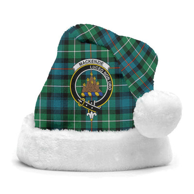 Clan MacKenzie Ancient Tartan Crest Christmas Santa Hat NF22