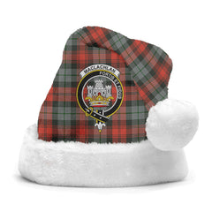 Clan MacLachlan Weathered Tartan Crest Christmas Santa Hat JI37 MacLachlan Weathered Tartan Tartan Santa Hat   