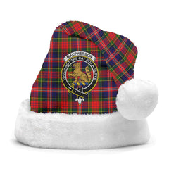 Clan MacPherson Modern Tartan Crest Christmas Santa Hat FD15 MacPherson Modern Tartan Tartan Santa Hat   