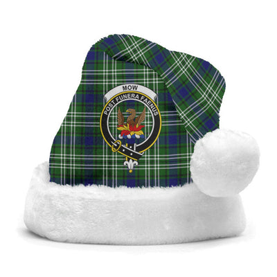 Clan Mow Tartan Crest Christmas Santa Hat
