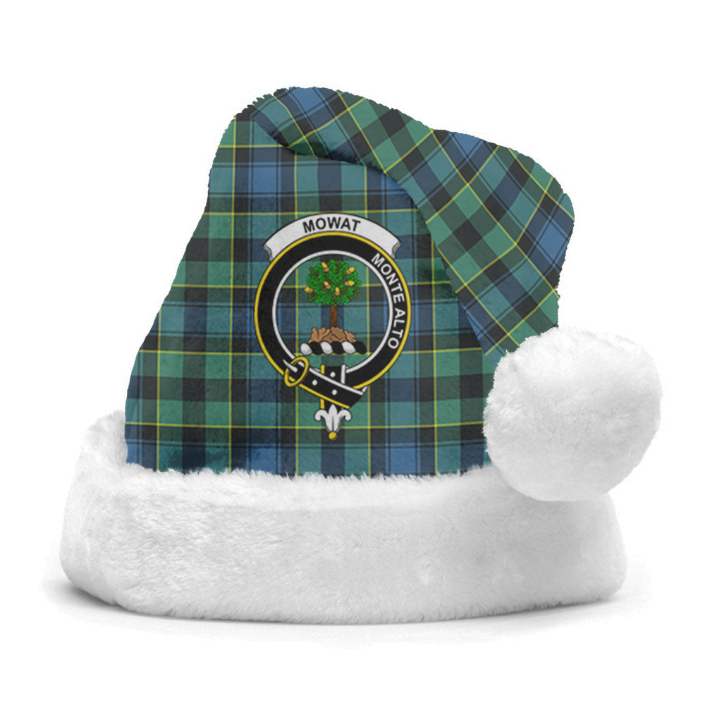 Clan Mowat Ancient Tartan Crest Christmas Santa Hat OF91 Mowat Ancient Tartan Tartan Santa Hat   