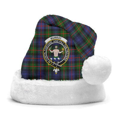 Clan Murray of Atholl Modern Tartan Crest Christmas Santa Hat