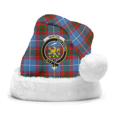 Clan Newton Tartan Crest Christmas Santa Hat