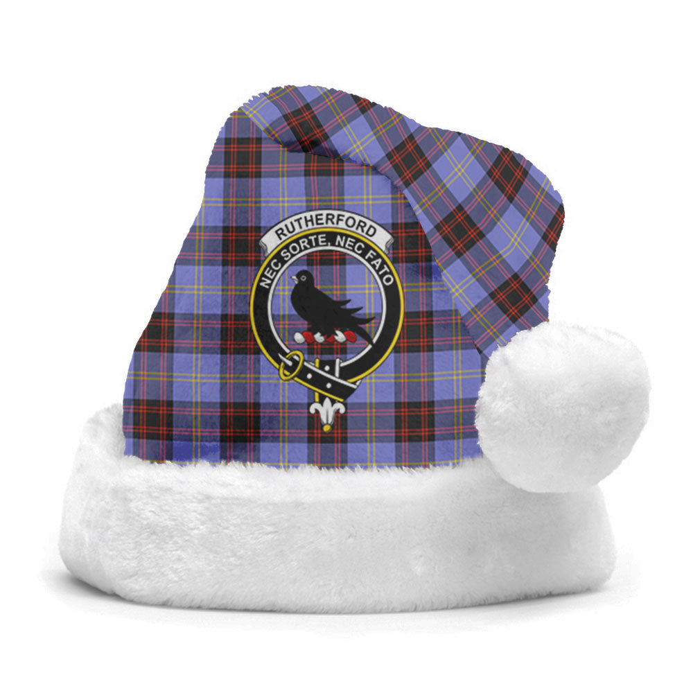 Clan Rutherford Tartan Crest Christmas Santa Hat YX53 Rutherford Tartan Tartan Santa Hat   