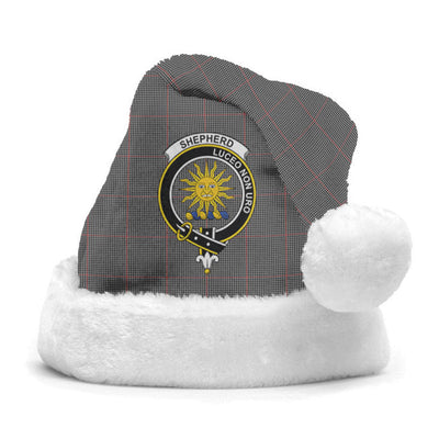 Clan Shepherd Tartan Crest Christmas Santa Hat