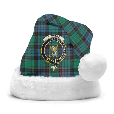 Clan Stewart Old Ancient Tartan Crest Christmas Santa Hat