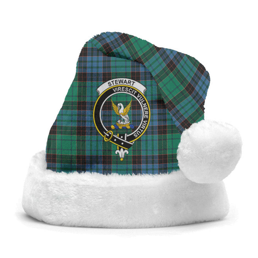 Clan Stewart Old Ancient Tartan Crest Christmas Santa Hat SV36 Stewart Old Ancient Tartan Tartan Santa Hat   