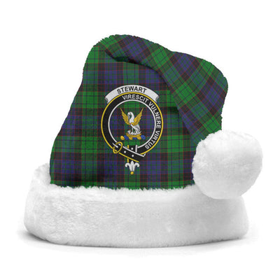 Clan Stewart Old Modern Tartan Crest Christmas Santa Hat