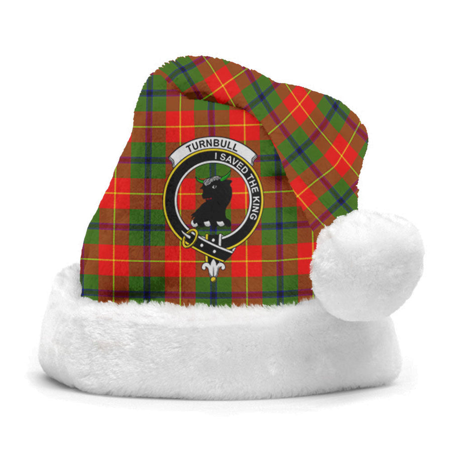 Clan Turnbull Dress Tartan Crest Christmas Santa Hat AV14 Turnbull Dress Tartan Tartan Santa Hat   