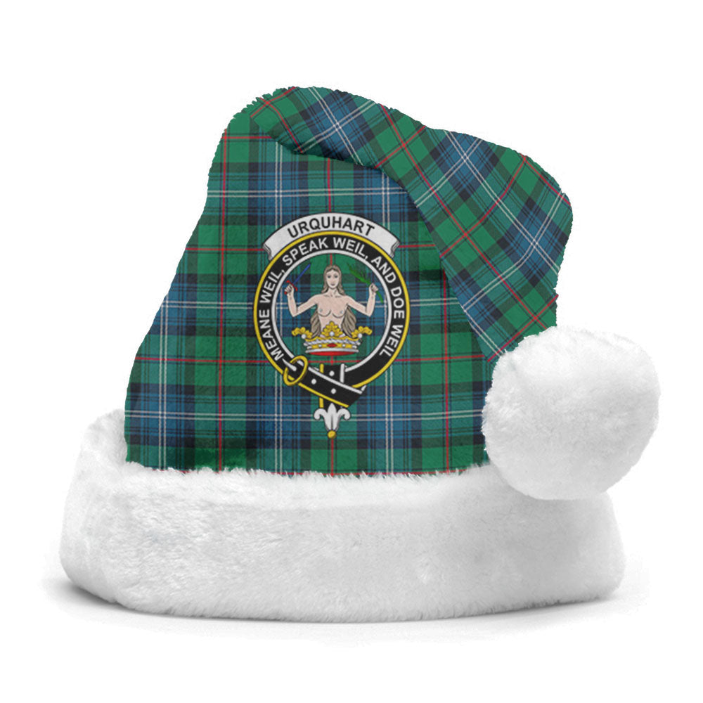 Clan Urquhart Ancient Tartan Crest Christmas Santa Hat LA93 Urquhart Ancient Tartan Tartan Santa Hat   