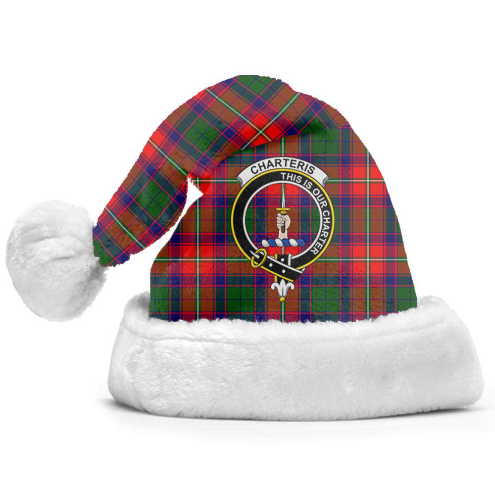 Clan Charteris (Earl of Wemyss) Tartan Crest Christmas Santa Hat RV26 Charteris (Earl of Wemyss) Tartan Tartan Santa Hat   