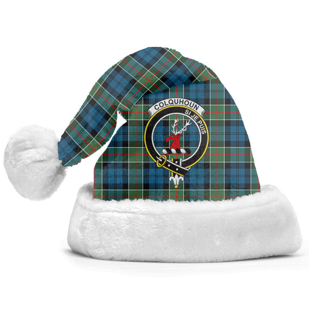 Clan Colquhoun Ancient Tartan Crest Christmas Santa Hat YD61 Colquhoun Ancient Tartan Tartan Santa Hat   