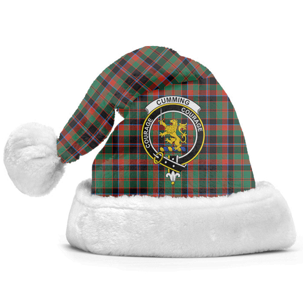 Clan Cumming Hunting Ancient Tartan Crest Christmas Santa Hat NS16 Cumming Hunting Ancient Tartan Tartan Santa Hat   