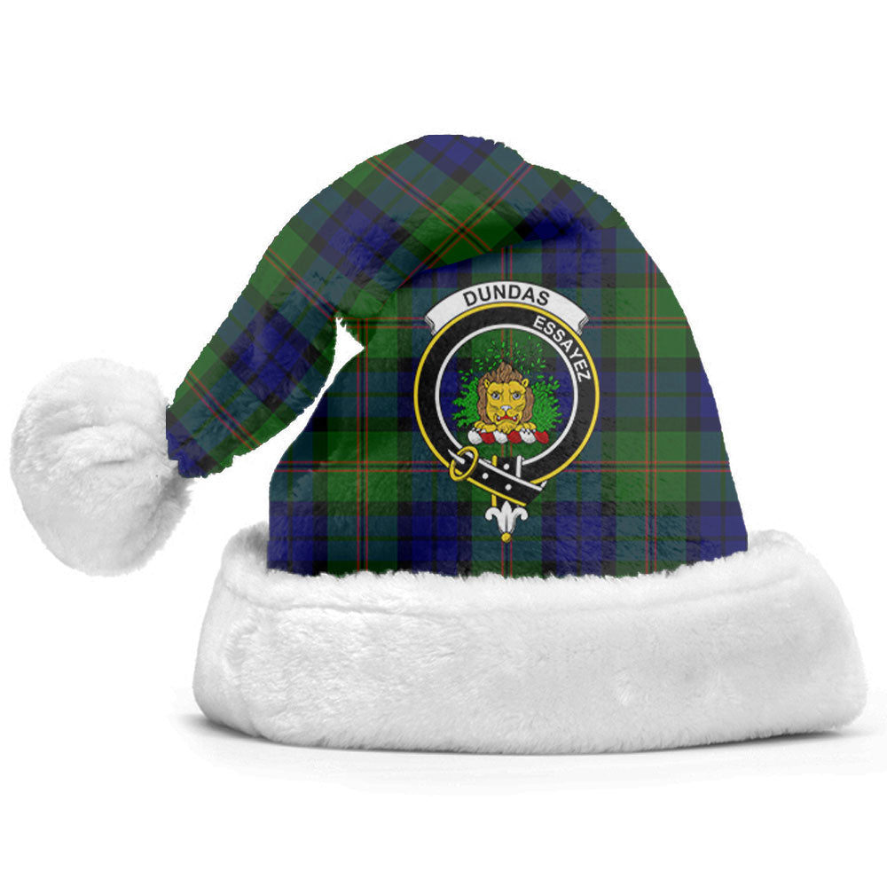 Clan Dundas Modern Tartan Crest Christmas Santa Hat GE19 Dundas Modern Tartan Tartan Santa Hat   