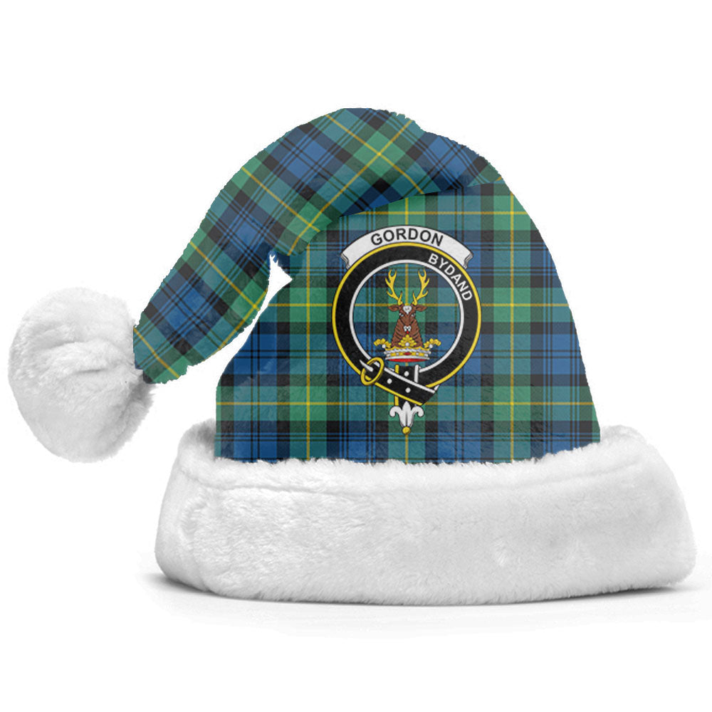 Clan Gordon Ancient Tartan Crest Christmas Santa Hat OT99 Gordon Ancient Tartan Tartan Santa Hat   