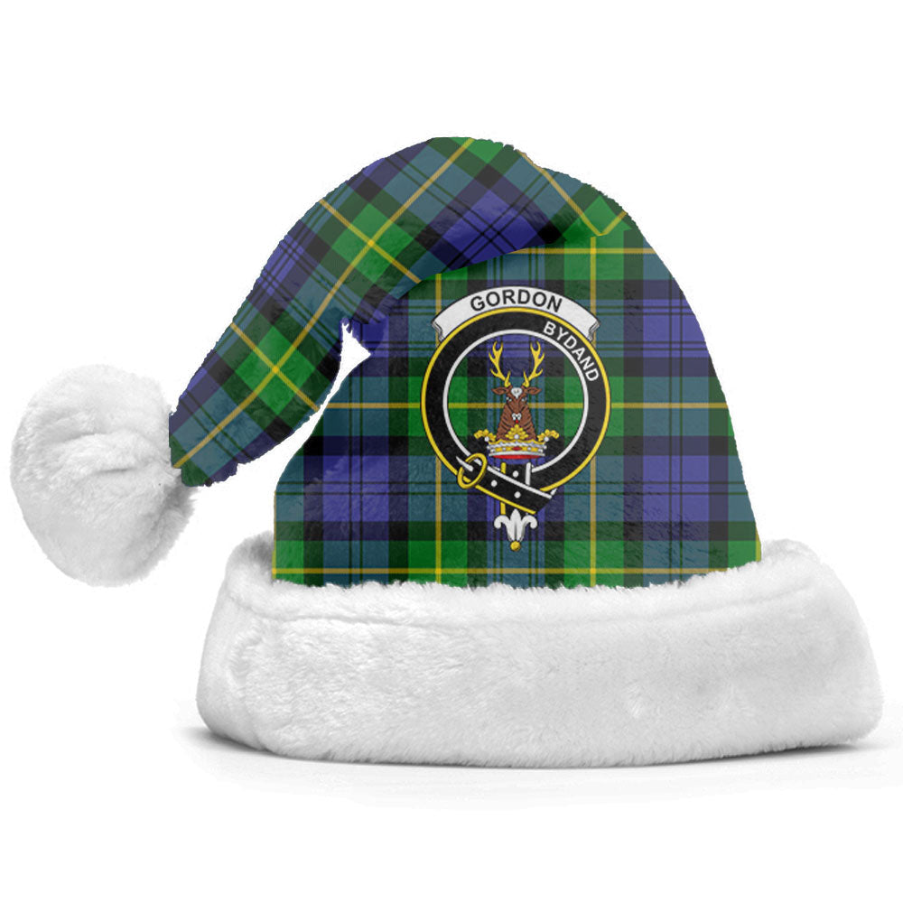 Clan Gordon Modern Tartan Crest Christmas Santa Hat DN60 Gordon Modern Tartan Tartan Santa Hat   