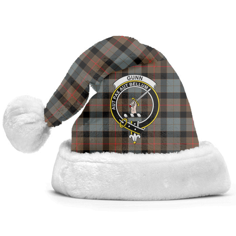 Clan Gunn Weathered Tartan Crest Christmas Santa Hat MZ41 Gunn Weathered Tartan Tartan Santa Hat   