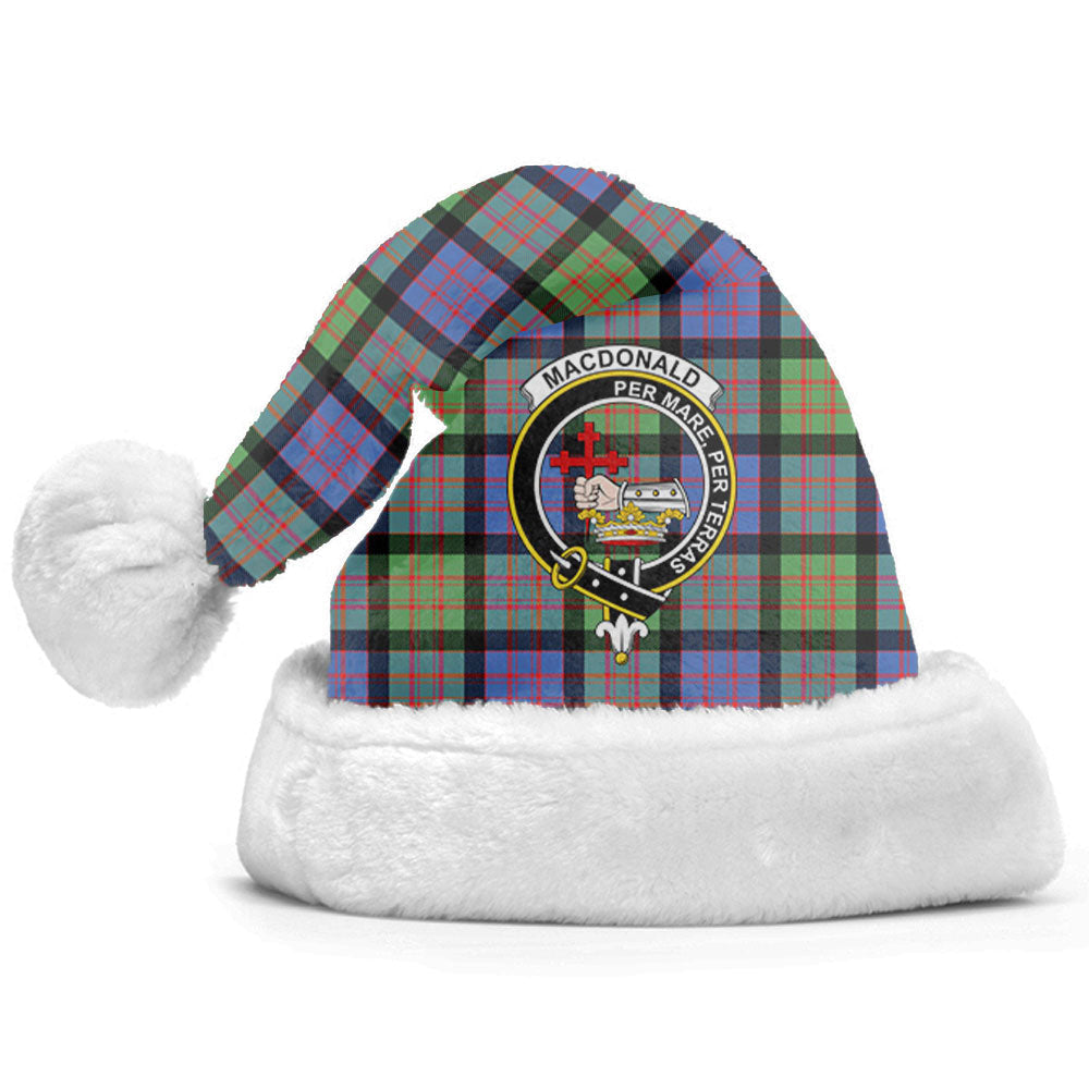 Clan MacDonald Ancient Tartan Crest Christmas Santa Hat RF60 MacDonald Ancient Tartan Tartan Santa Hat   
