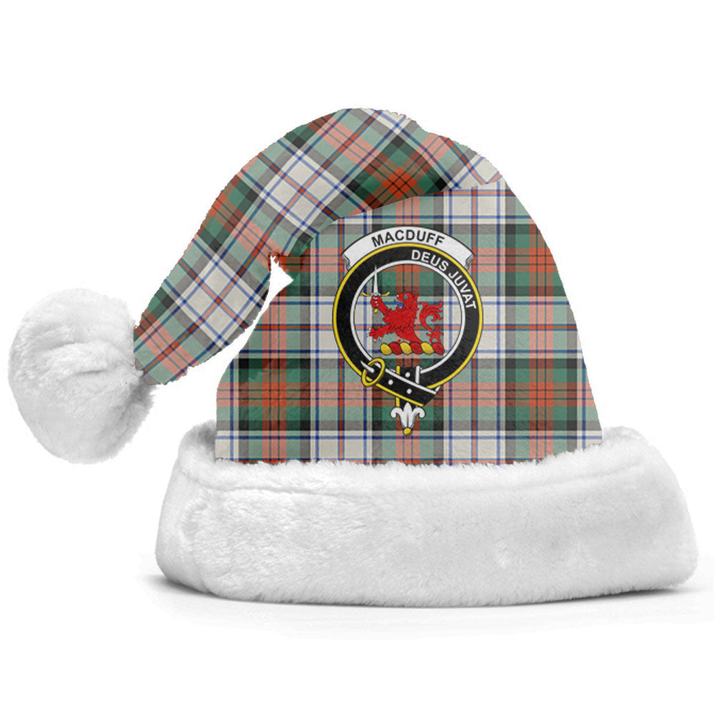Clan MacDuff Dress Ancient Tartan Crest Christmas Santa Hat JB16 MacDuff Dress Ancient Tartan Tartan Santa Hat   