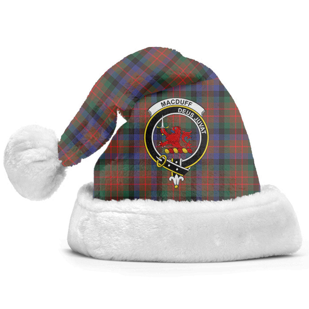 Clan MacDuff Hunting Modern Tartan Crest Christmas Santa Hat UC97 MacDuff Hunting Modern Tartan Tartan Santa Hat   